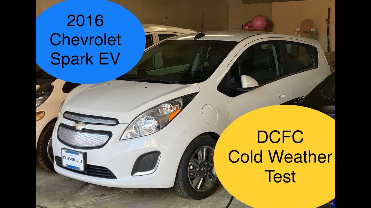 Chevy Spark EV (2016) Cold Weather DCFC Charging Test