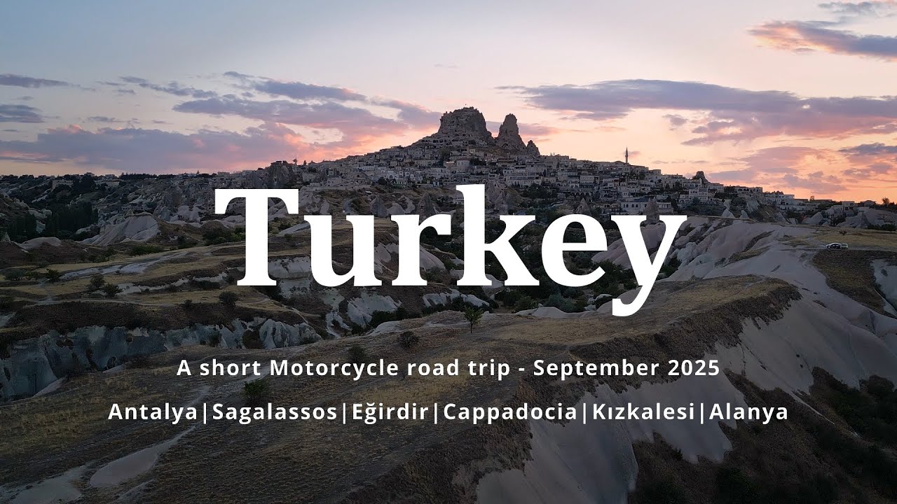 Turkey motorcycle road trip #turkey #cappadocia #travelvideo #türkiye