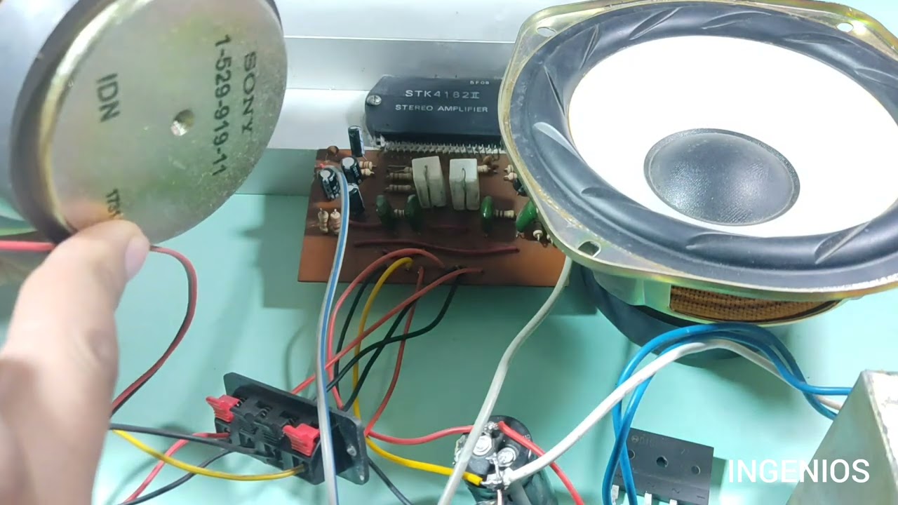 STK4182 amplificador de audio Prueba