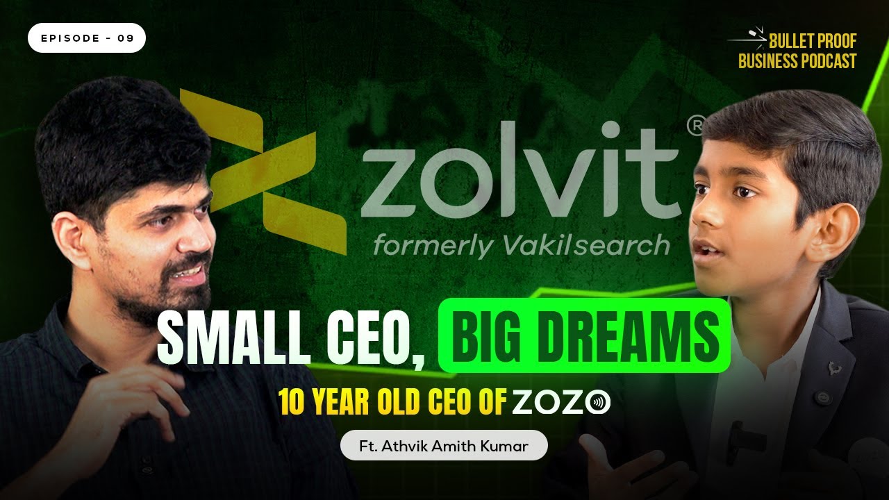 India's Youngest Entreprenuer - Meet Athvik Kumar | ZOZO Connect