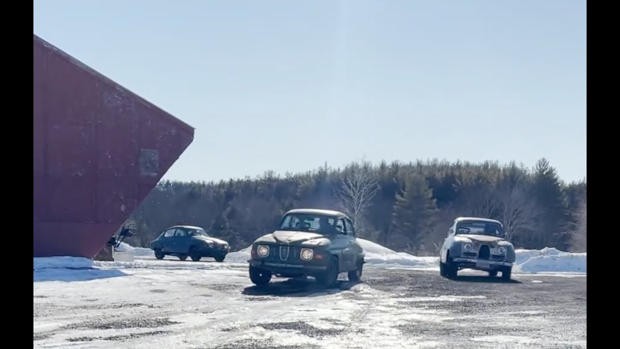 No longer Dead SAAB 96’s running around having a blast with friends