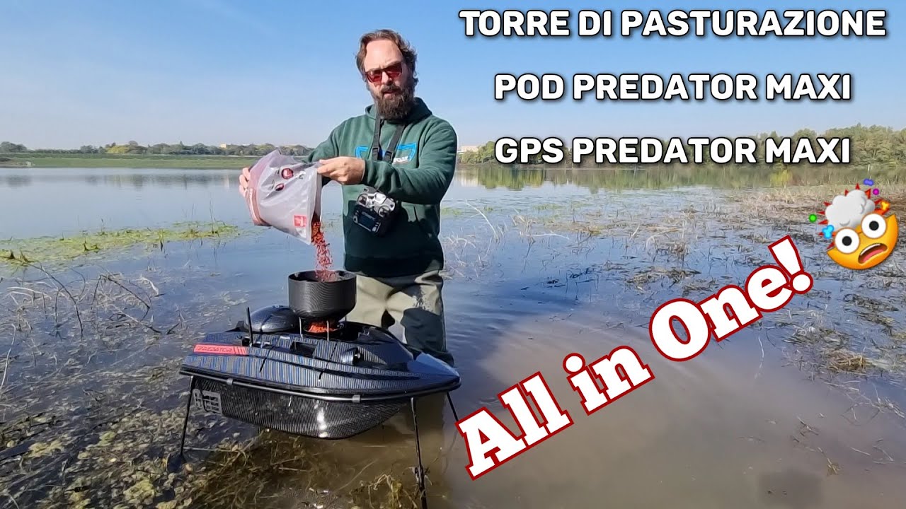 🔴 Baitboat Predator Maxi TEST  Pod, Torre di Pasturazione & GPS!🤩