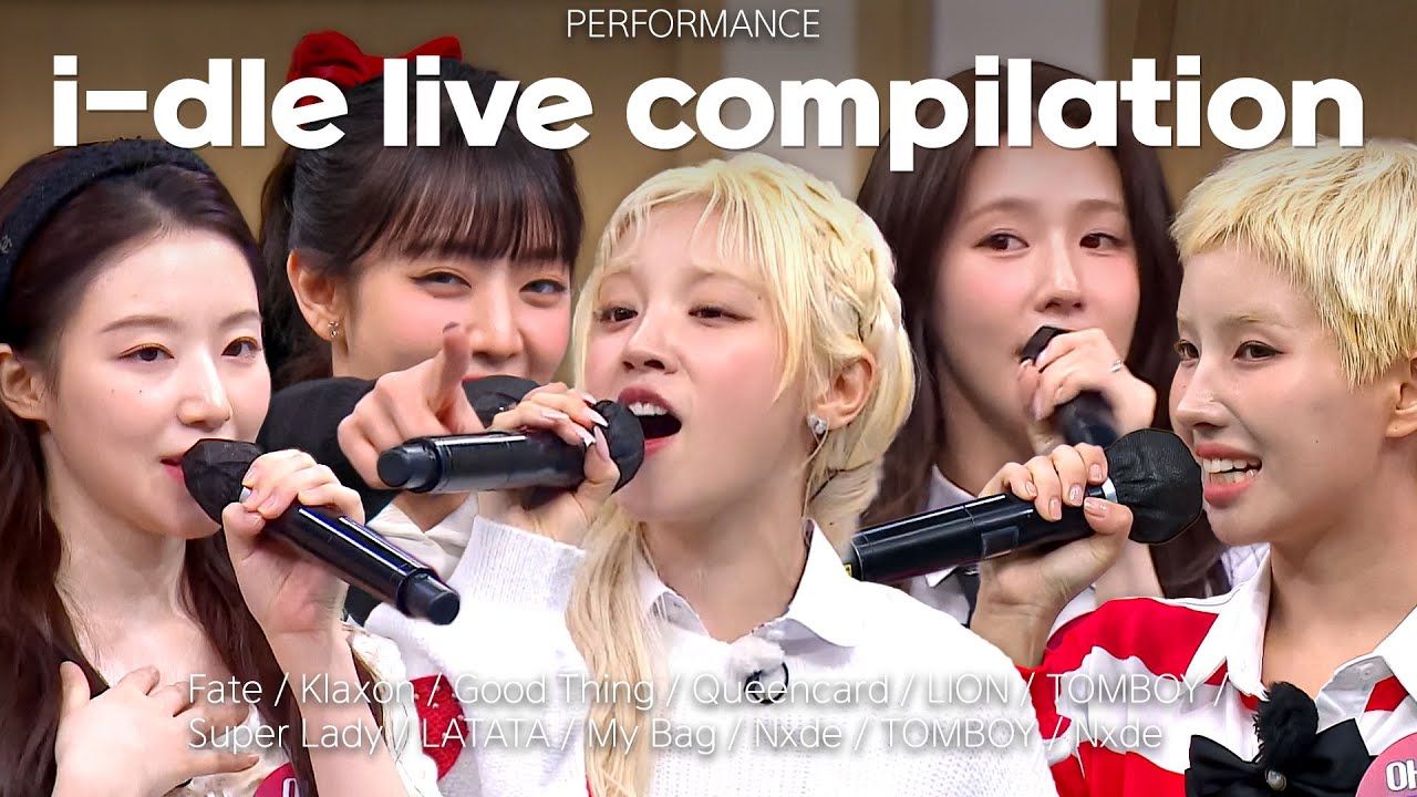 i-dle's every live performance moments compilation 🎤❣