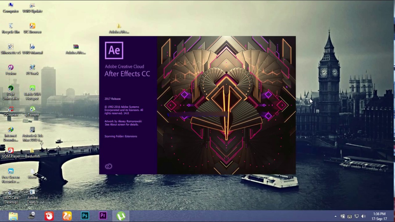 Adobe After Effects CC 2017 install
