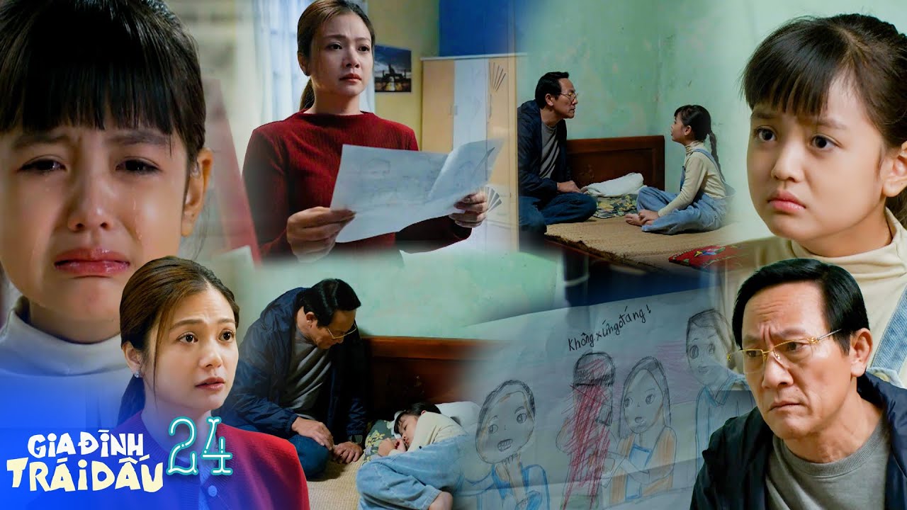 GIA ĐÌNH TRÁI DẤU #24 | Bà Ánh phát hiện BÍ MẬT trong tranh, Nhi CHẤT VẤN bố về mối quan hệ với mẹ