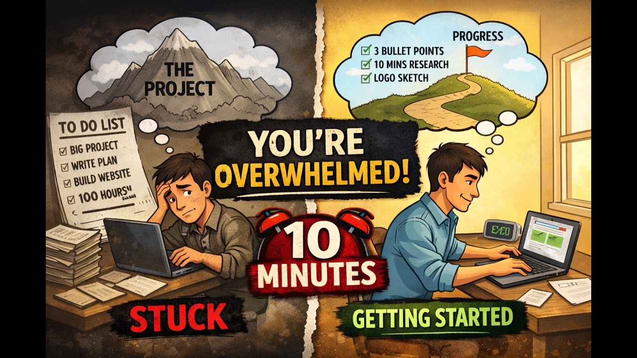 Why Smart People Get Stuck — The 10 Minutes Rule That Changes Everything