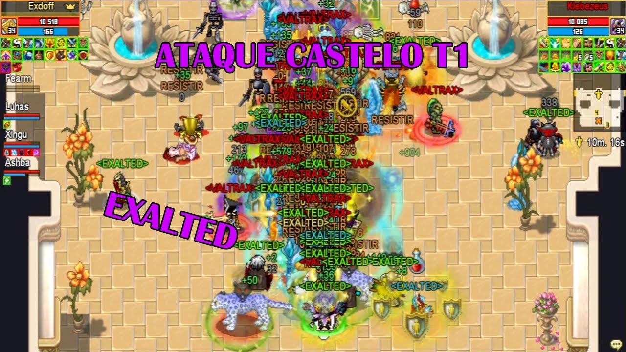 ATAQUE CASTELO T1 - EXALTED VS VALTRAX - WARSPEAR ONLINE