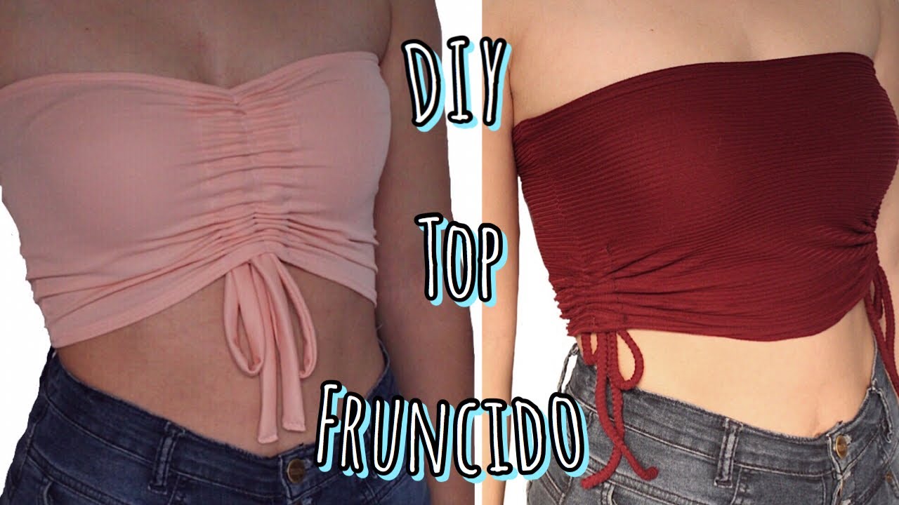 DIY 2 tipos de top con fruncido🌼 / Julieta Toledo