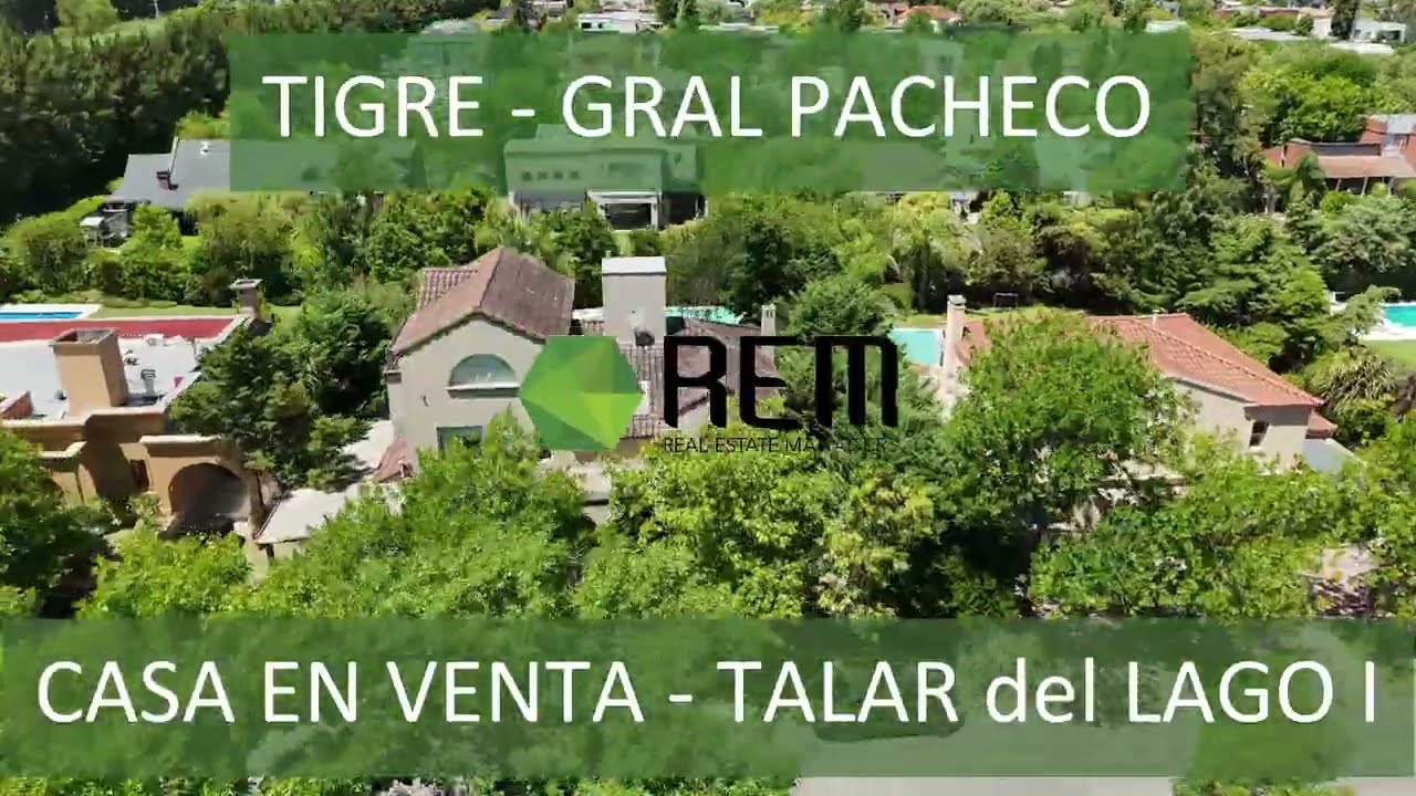 CASA EN VENTA - TALAR DEL LAGO I - TIGRE