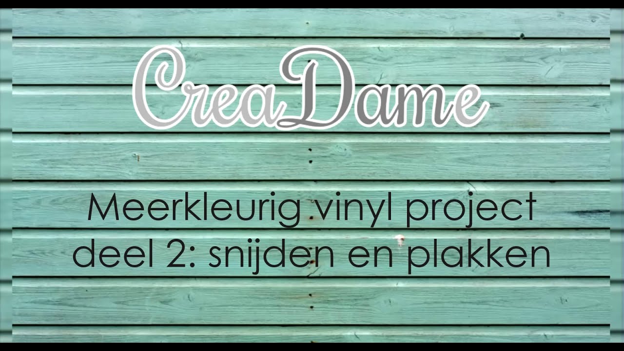 Canvas Workspace Meerkleuren vinyl project deel 2