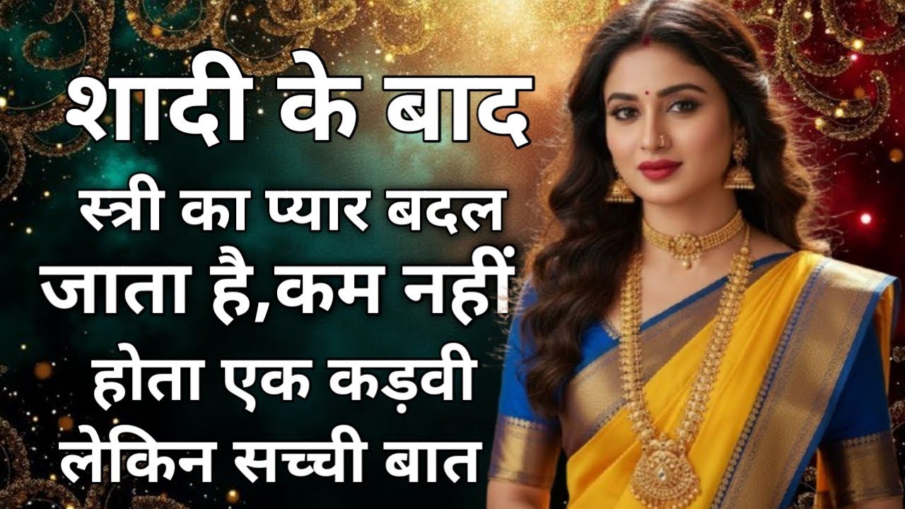 शादी के बाद स्त्री का प्यार बदल जाता है, कम नहीं होता | एक कड़वी लेकिन सच्ची बात