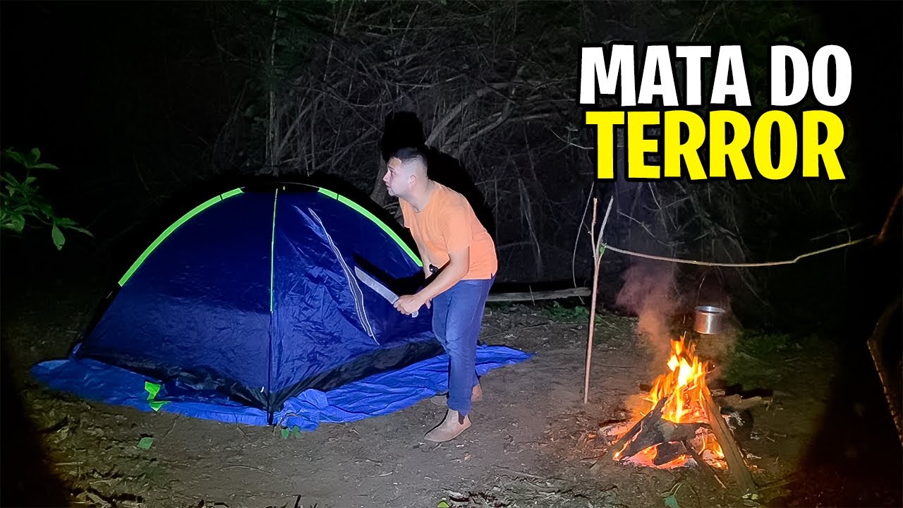 Acampei sozinho na mata mais ASSOMBRADA do Sertão foi assustador, Mistérios e Lendas Sinistras!
