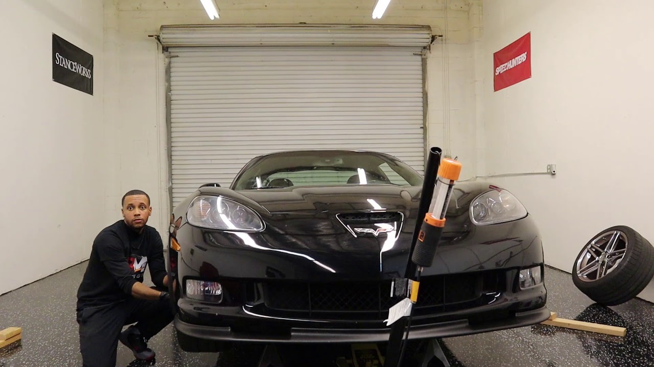 Project Z06 Ep. #3 - Lowering C6 Z06 on Stock Bolts