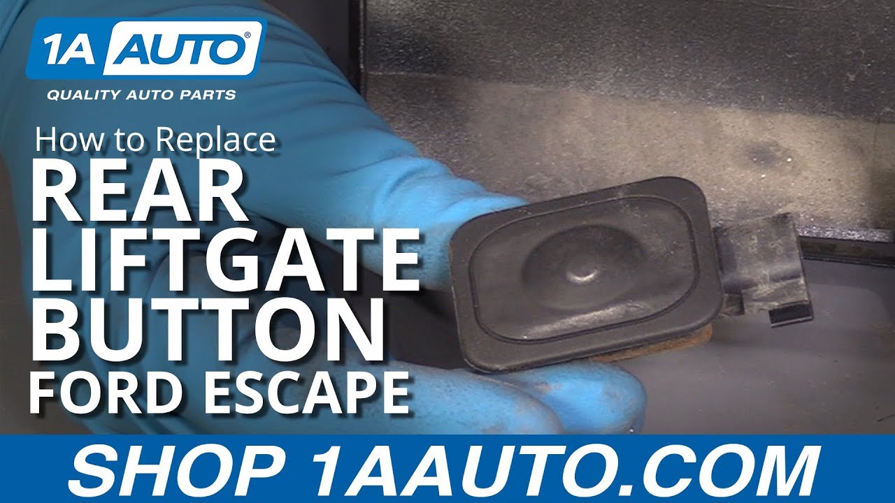 How to Replace Rear Liftgate Button 08-12 Ford Escape