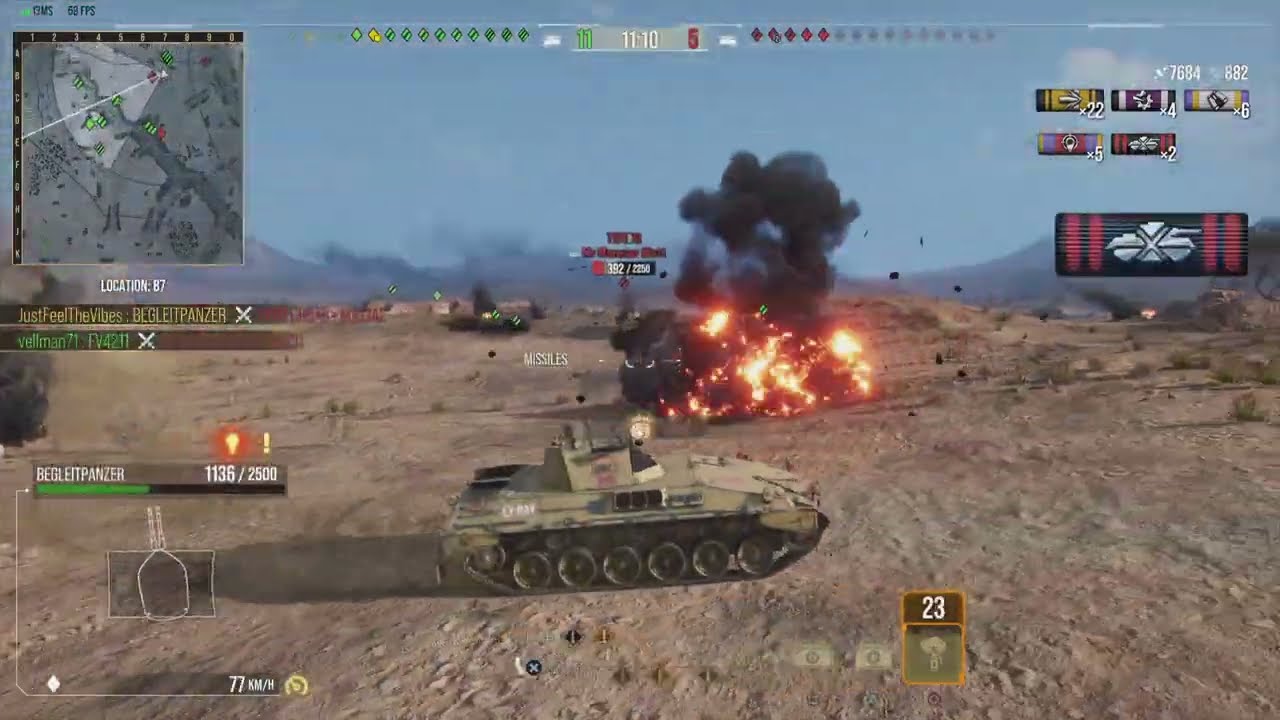 WoT Console | Cold War | Begleitpanzer | 13,359DMG 7 Kills