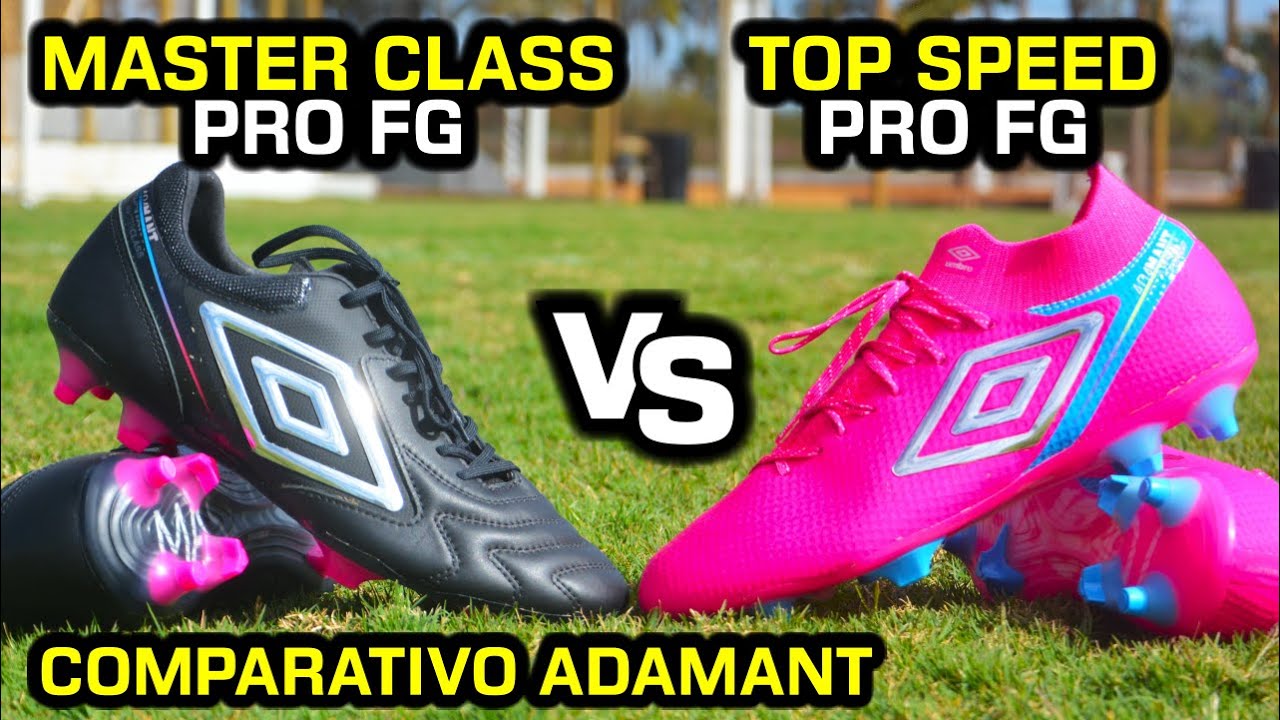 Qual a melhor ADAMANT? 🤔 - Umbro Adamant Master Class Pro FG x Umbro Adamant Top Speed Pro FG