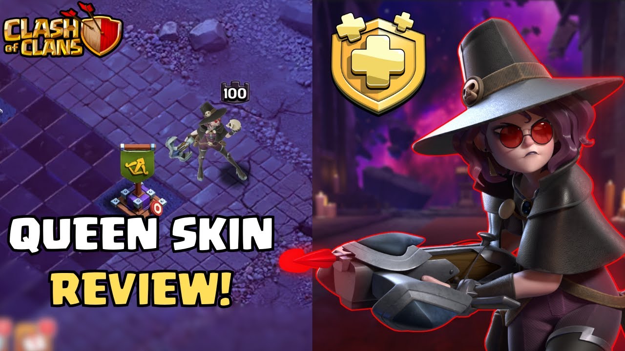 NEW Hero Hunter Archer Queen Skin Review! (Clash Of Clans)