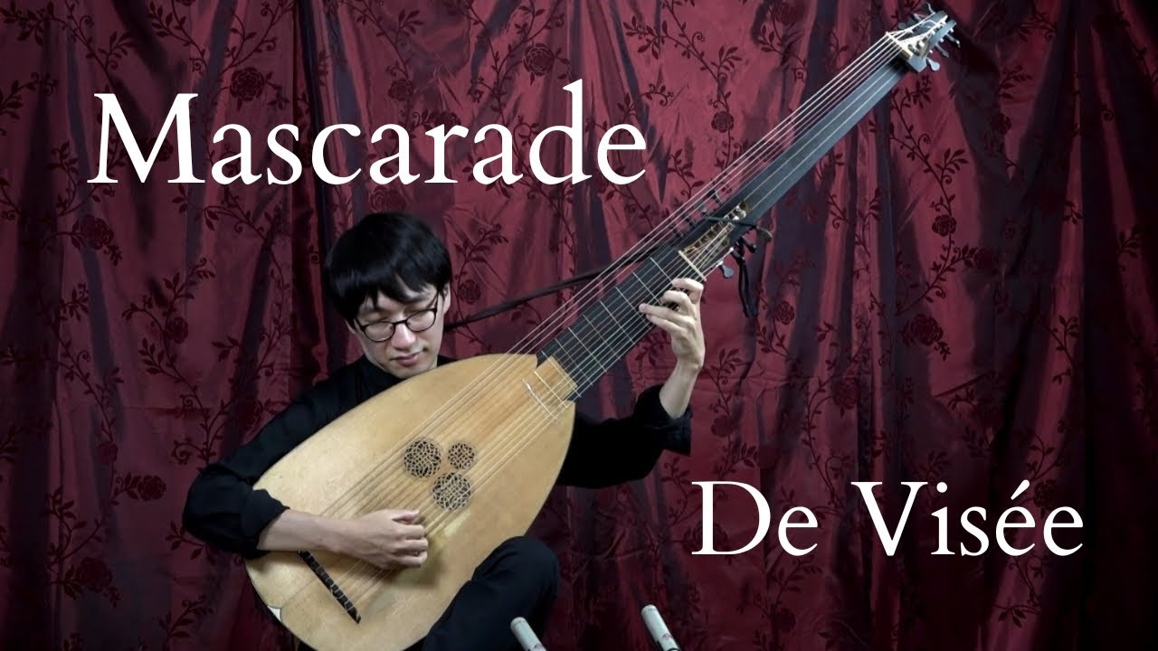 Mascarade en la mineur/ Robert de Visée 【#kaisho #theorbo #baroque 】