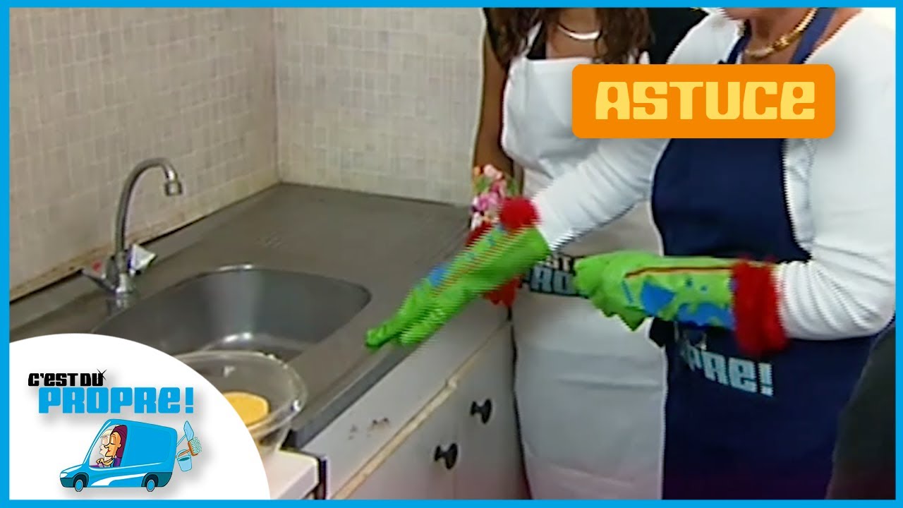 Astuce C'est du propre : Comment nettoyer un &eacute;vier en inox ?