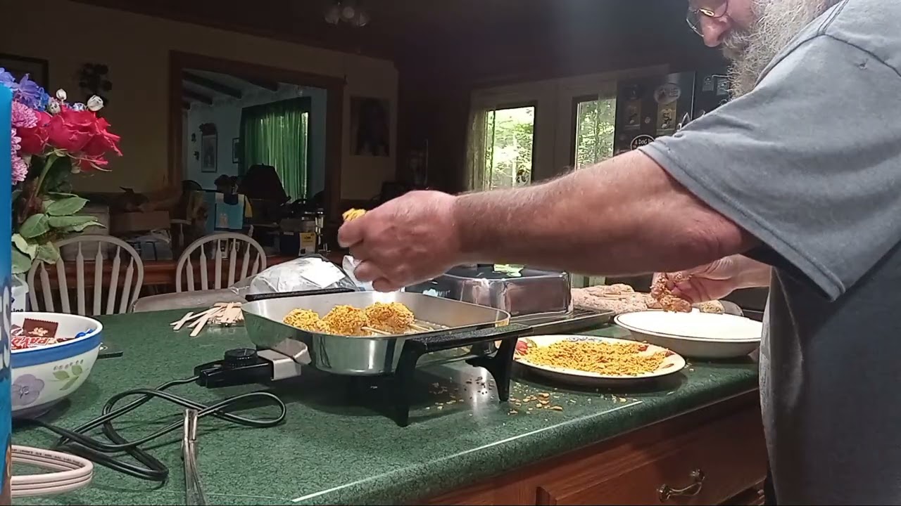 Mock Chicken Legs, 1976 Electric Frypan and today is 50 years since mom has passed.  Part 3 of 5