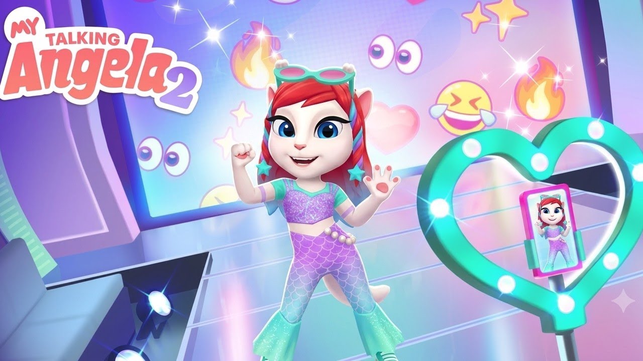 My Talking Angela 2 Summer update New outfit unlocked Gameplay Android ios 