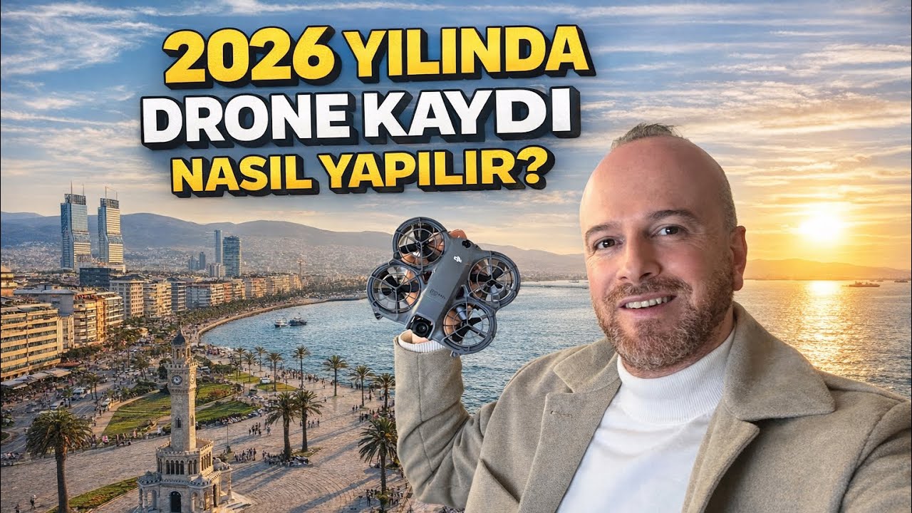 Drone kaydı nasıl yapılır? (Türkiye’de ilk anlatım güncel 2026)