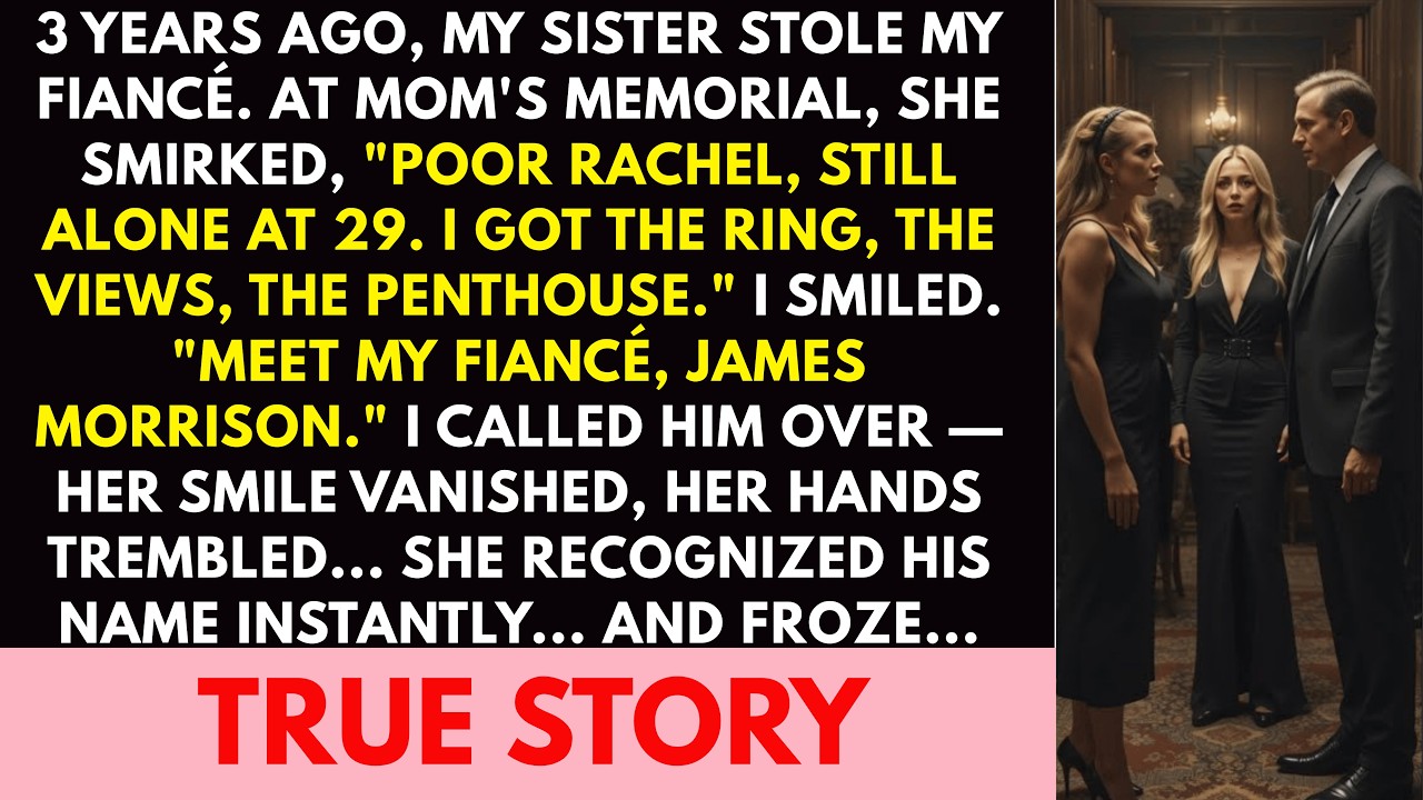 My Sister Stole My Fiancé and Mocked Me at Mom's Memorial—Then Froze When She Saw Who I Married