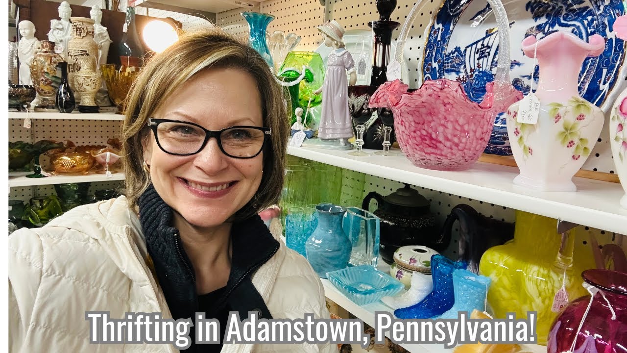 Thrifting in Adamstown, Pennsylvania and a Vintage Haul!