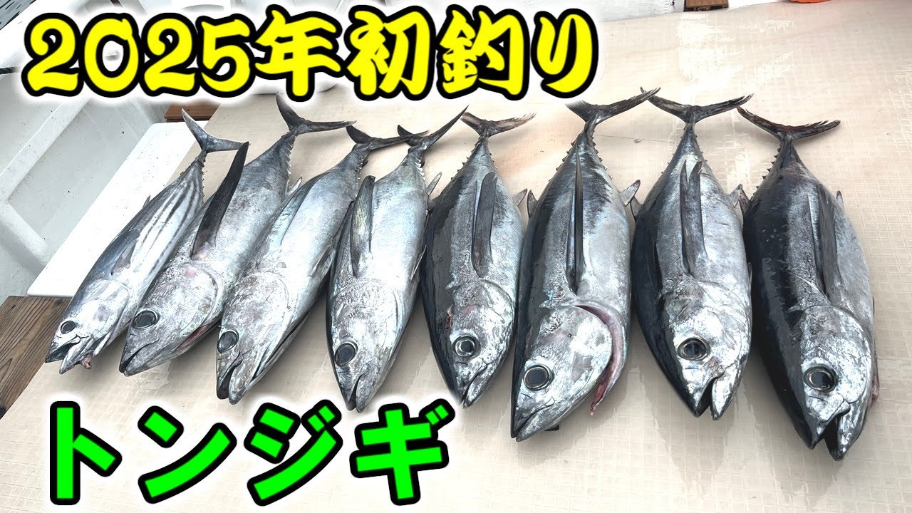 【トンジギ】2025年初釣りにいったらまさかの展開に