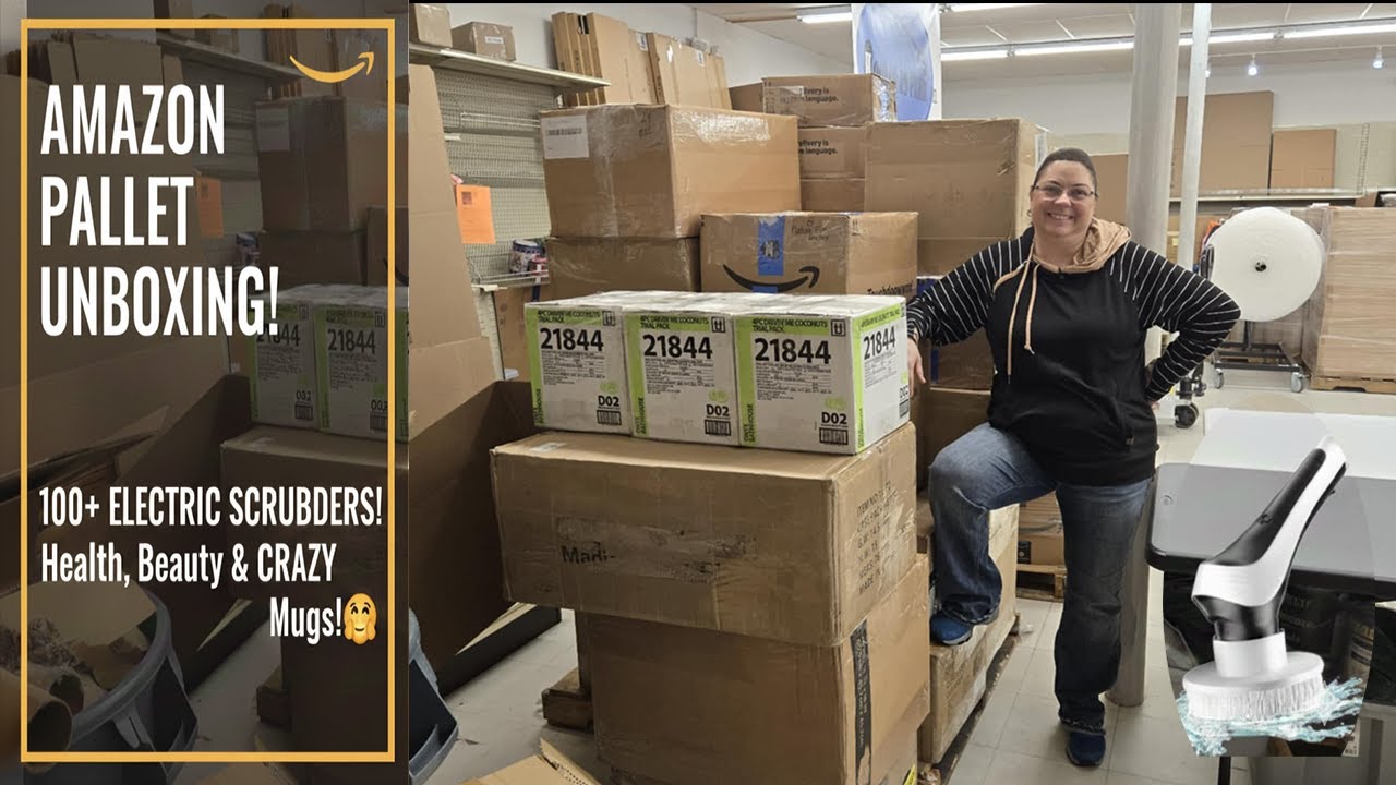 Распаковка паллет Amazon! 📦 Таинственный улов: кружки для здоровья, красоты и просто безумия!