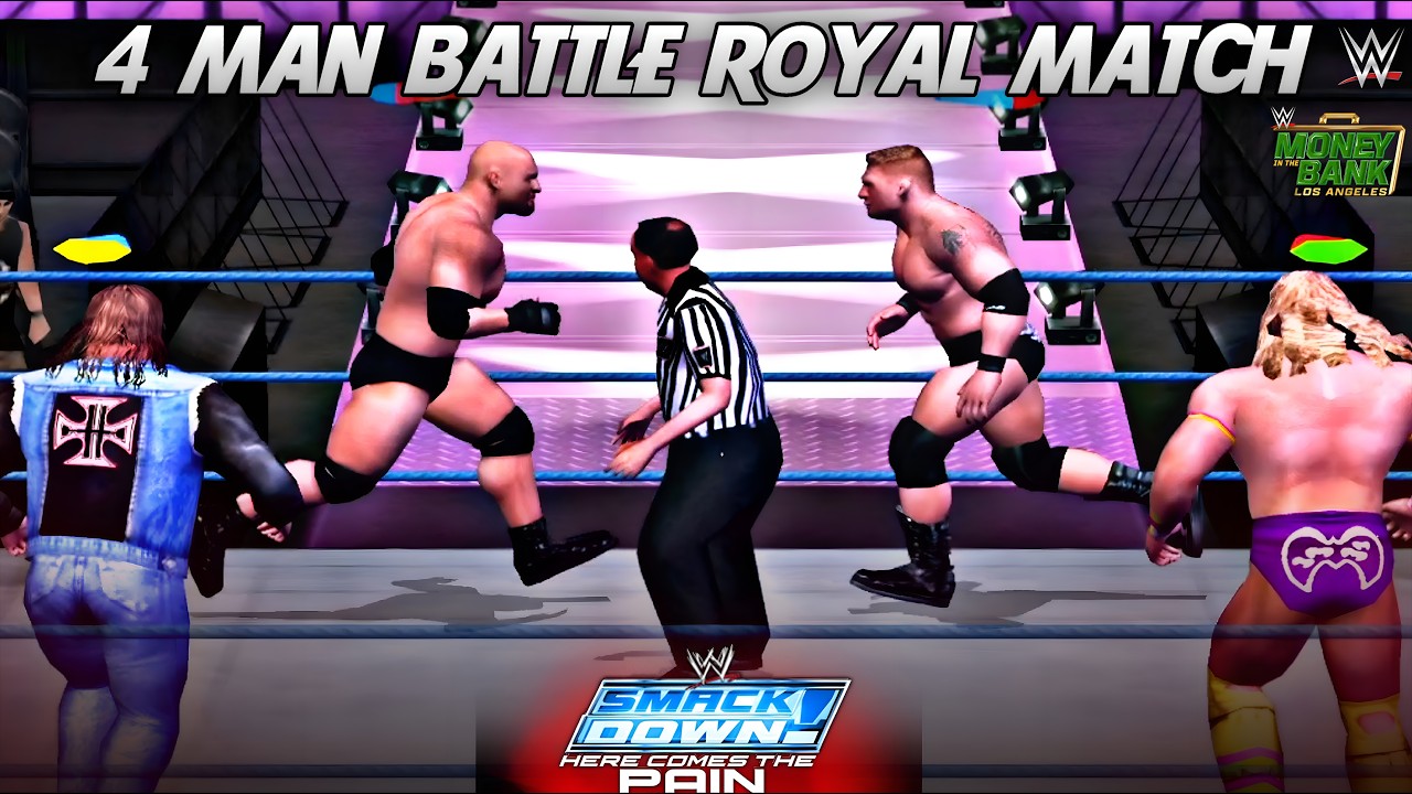 I PUT 4 BIGGEST WWE MEGASTAR IN A SURVIVAL MATCH AND THEN....