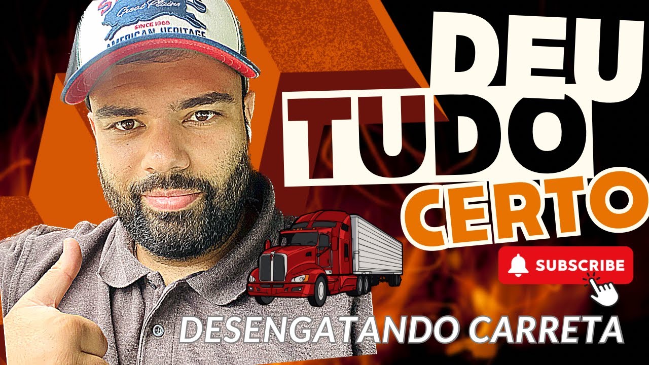 🔥Como desengatar carreta passo a passo SEM CORTE 🔥