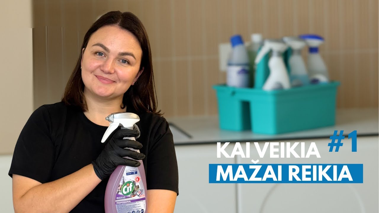 Valymo priemonių krepšelis namams: virtuvei, voniai, veidrodžiams, dezinfekcijai #1