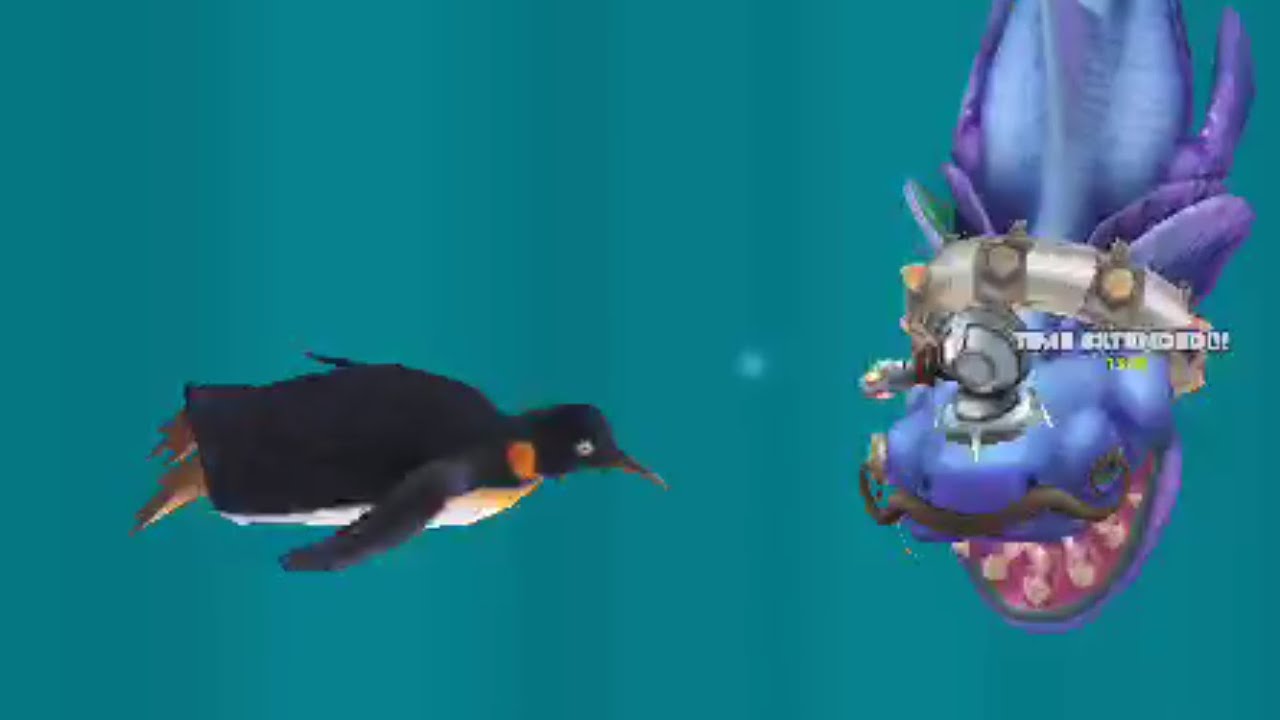 Big Penguin vs Alan Destroyer of World - Hungry Shark Evolution