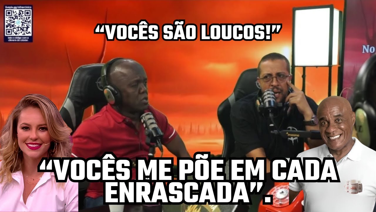 Vocês são loucos!!! Me põe em cada enrascada!!!