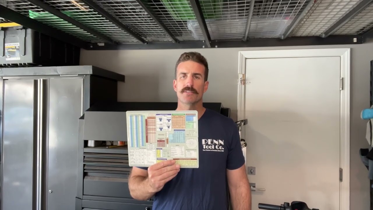 Master Your Measurements with Screw Chart for Engineers & Machinists!