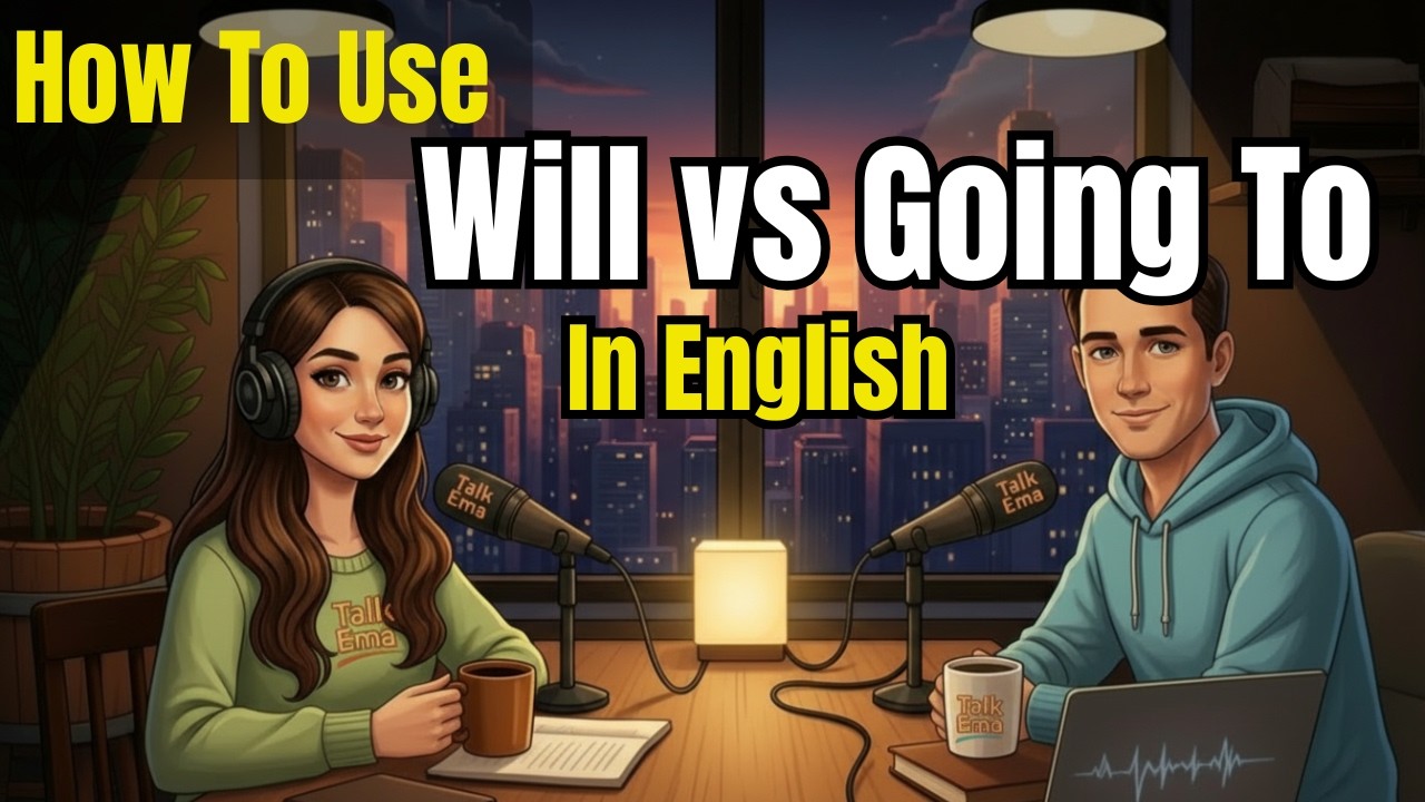How to Use Will vs Going To In English |  Everyday English Conversation Practice