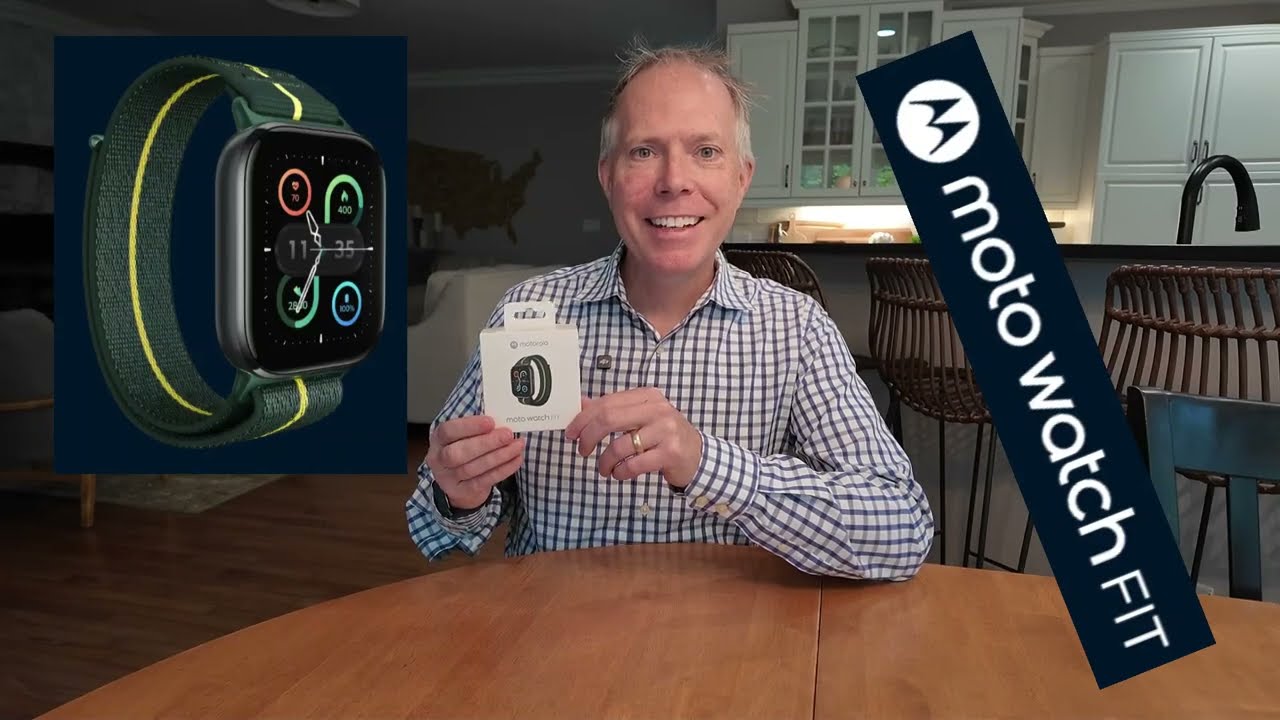 Unboxing the Moto Watch Fit ... by Motorola... in Pantone Trekking Green