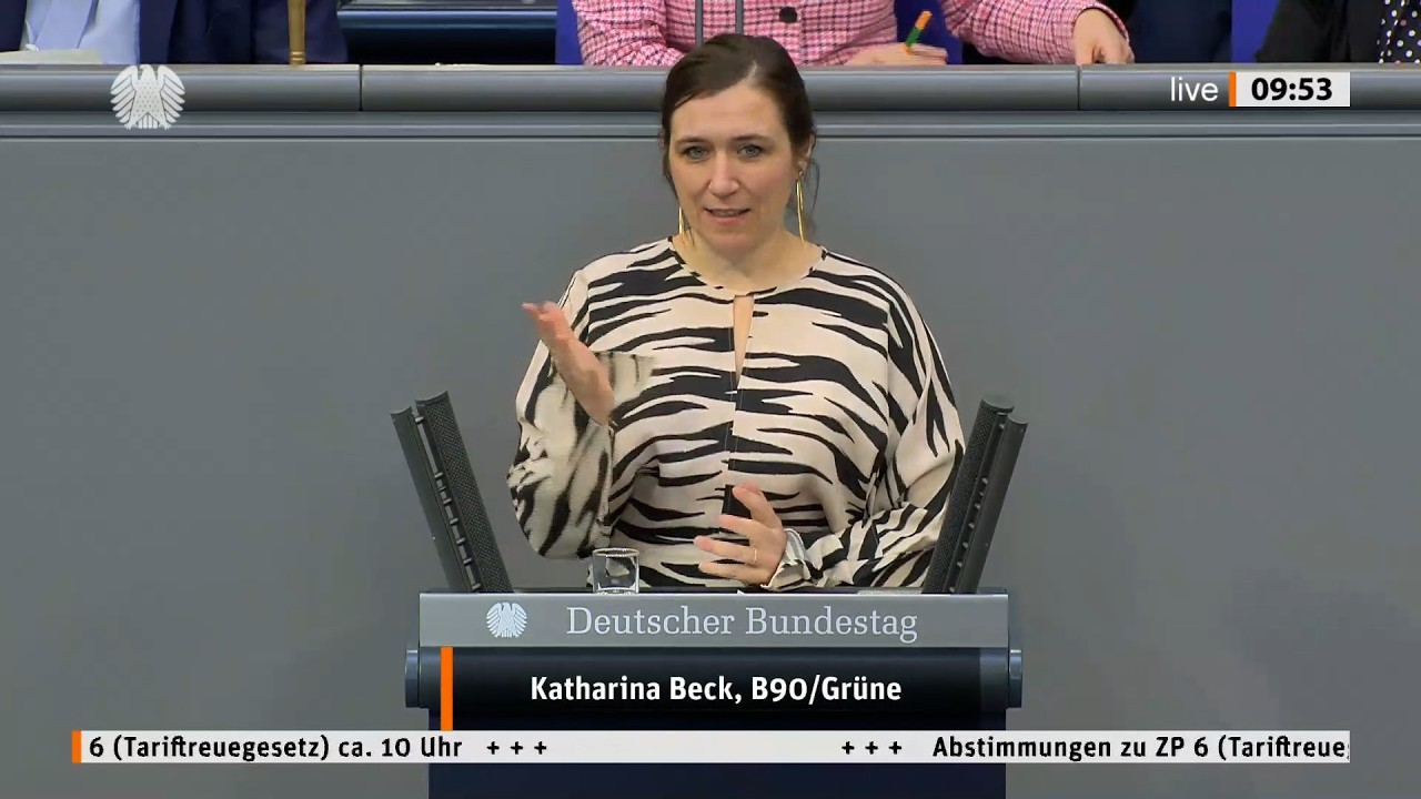 Katharina Beck | Rede zum Tariftreuegesetz | 26.02.2026
