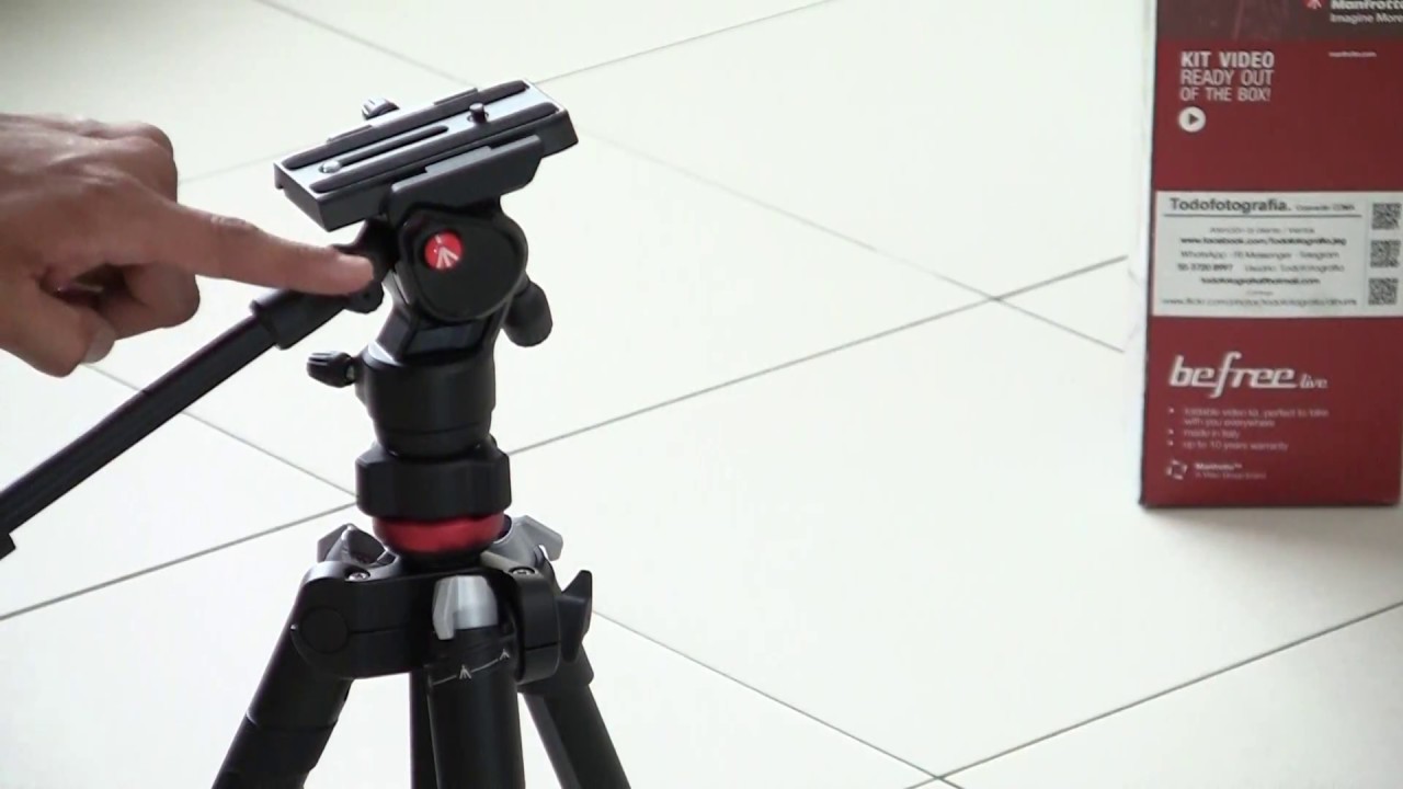 BeFree Live MVKBFR  LIVE Manfrotto - Tripie para video - Todofotografia