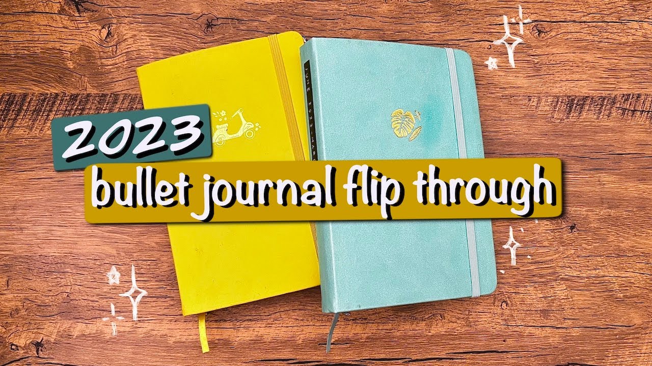 2023 bullet journal flip through | full year