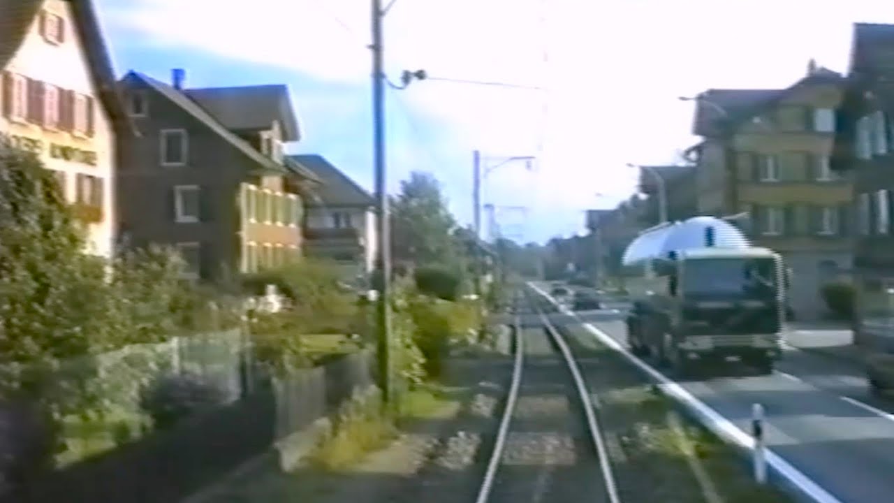 ★ 🇨🇭 Emmenbrücke - Waldibrücke (old Seetalbahn route) cab ride [08.1991] Switzerland