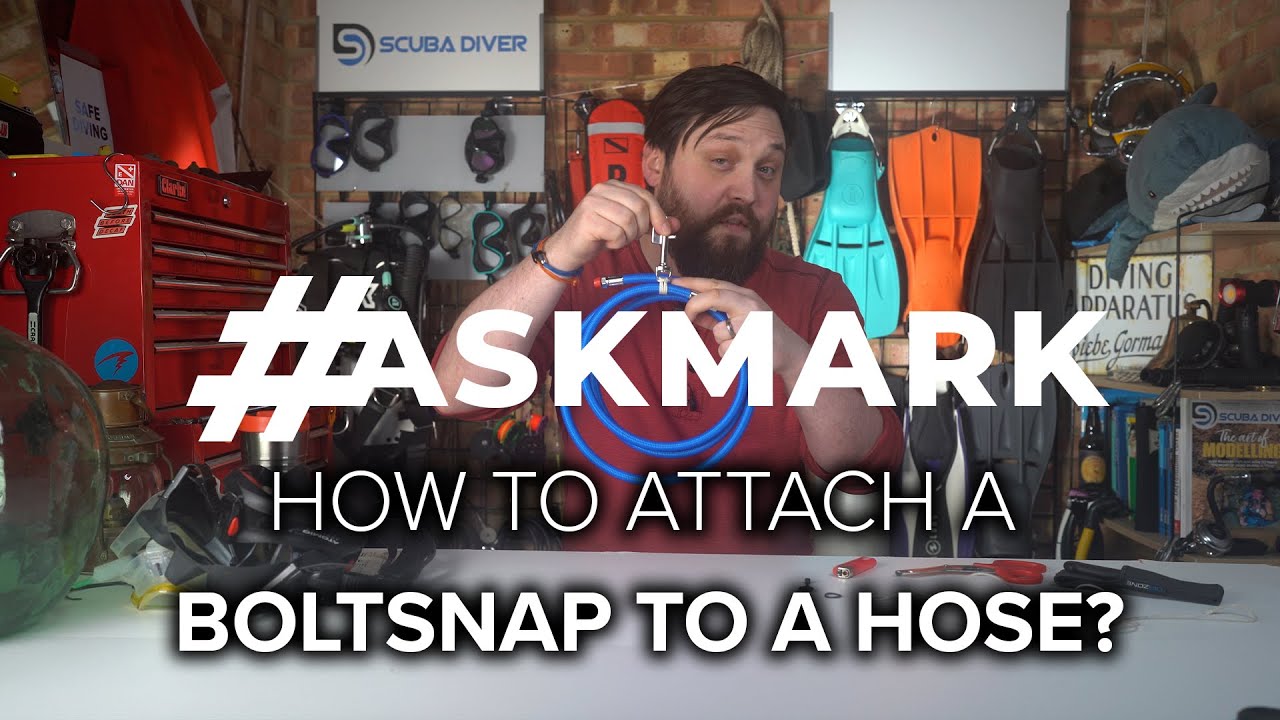 Как прикрепить спусковой крючок к шлангу #askmark #scuba