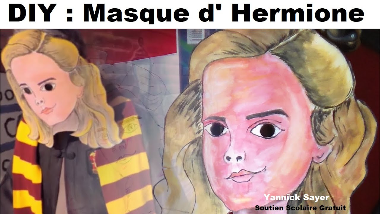Carnaval 2026 : DIY masque Hermione Granger en carton # 2