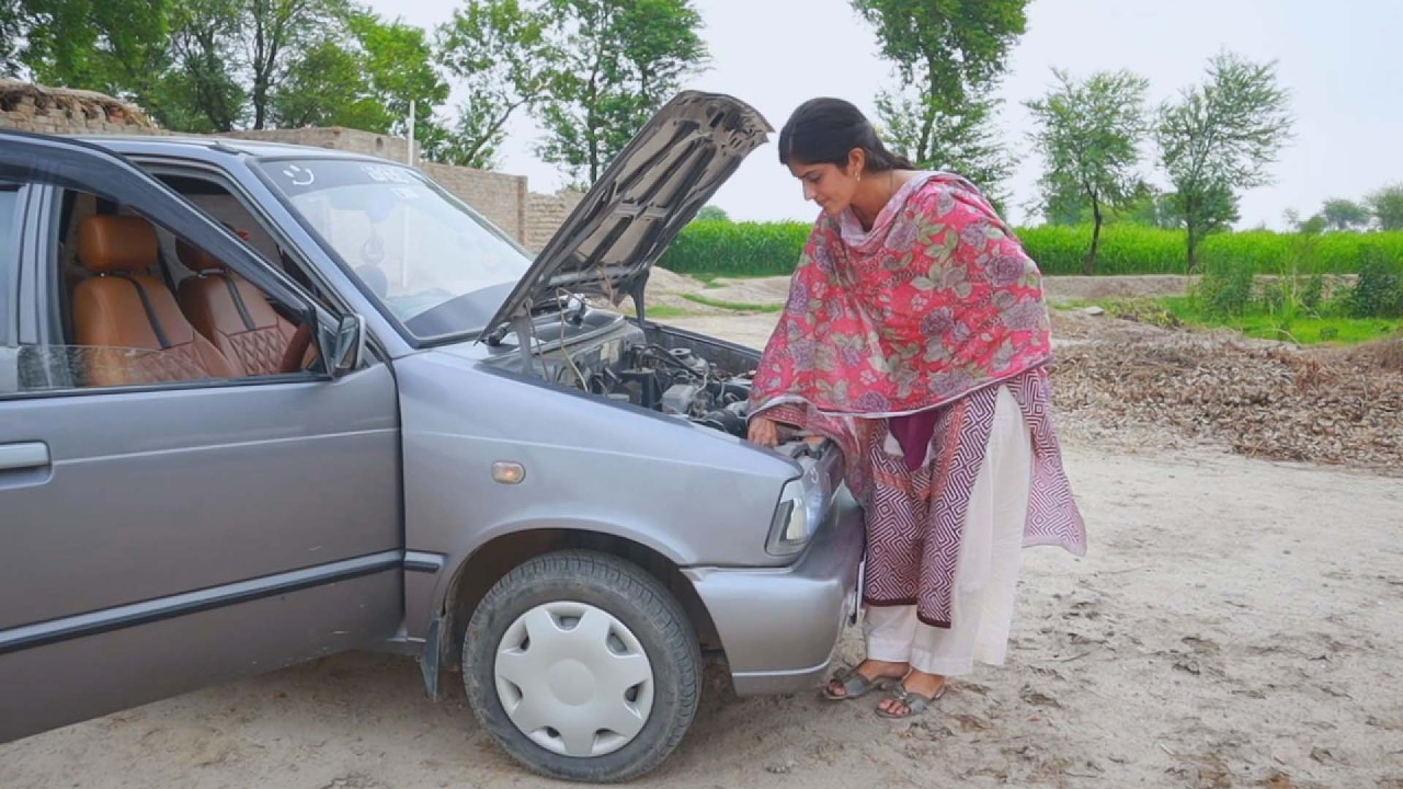 Seharish Troubleshoots Her Mehran – Pedal Pumping Fix Brings Engine Back to Life!