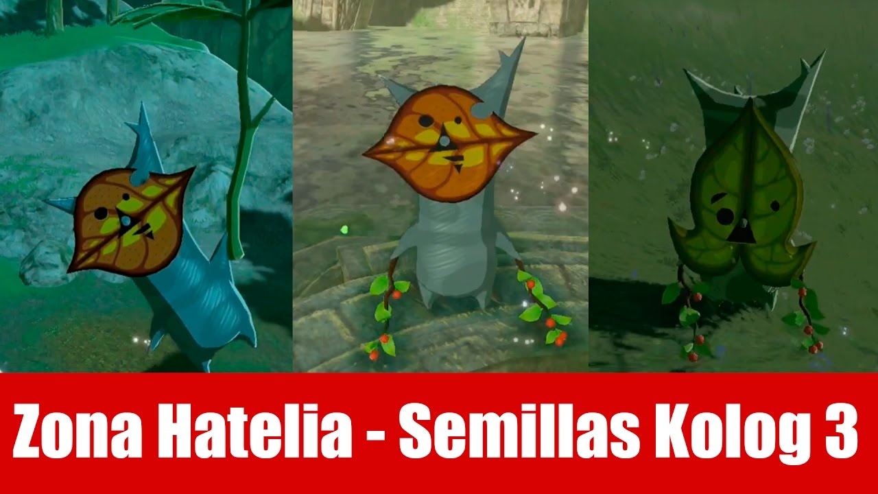 Zelda Breath of the Wild - Semillas Kolog - Region Hatelia Parte 3