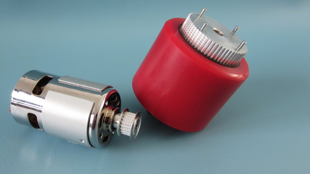 Building an electric longboard (part 2) - Mounting the toothed pulleys.