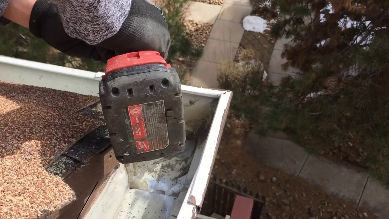 How to seal a gutter miter/corner - same for end caps!