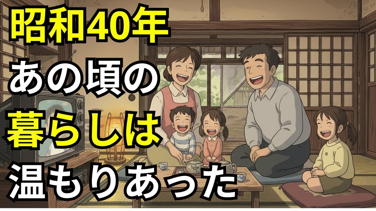 昭和40年前後の日本 1960年代を振り返り 現代との違いを見つめる