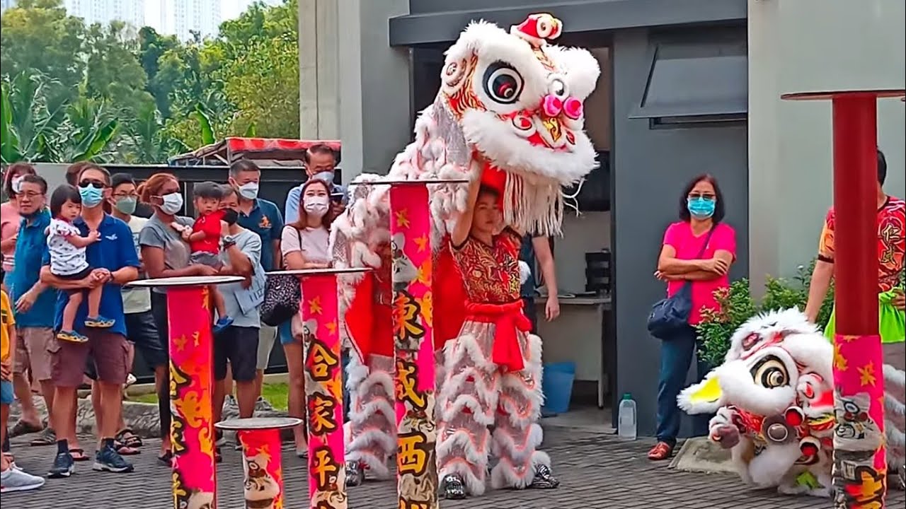 Female Acrobatic Lion Dance